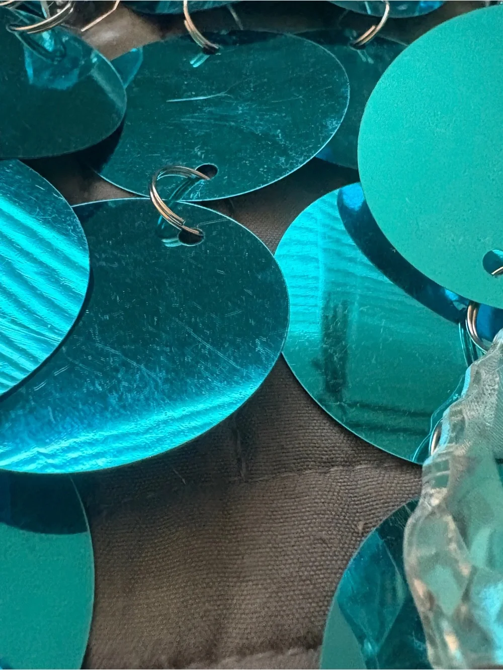 Anywhere Lighting LED Blue Shimmer Chandelier Coloring Changing Boho